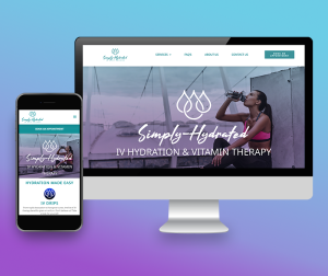 Simply Hydrated Website and Mobile